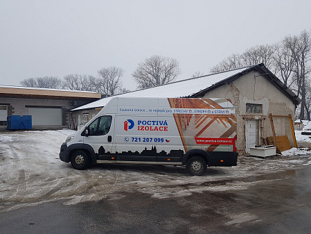 Izolace podnikatelského objektu ve Svatobiřicích - Mistříně